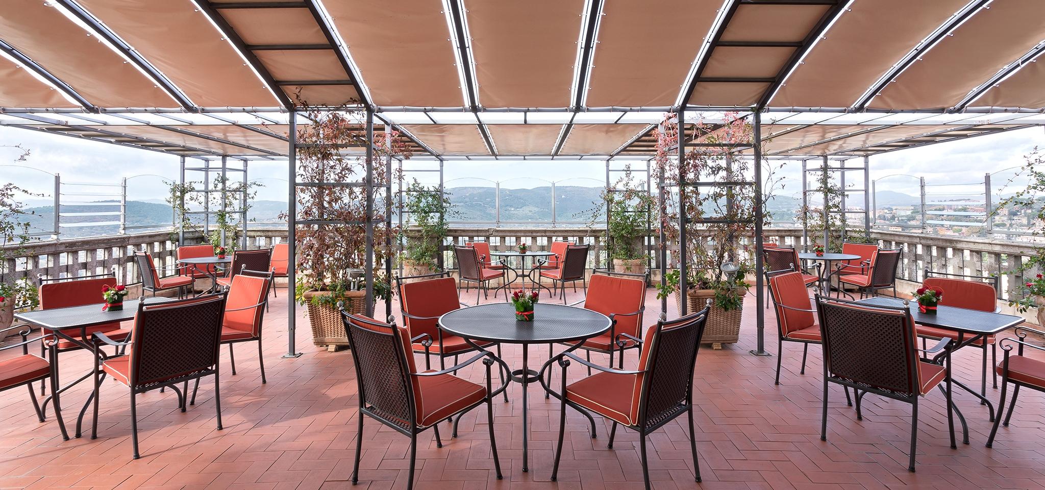 Sina Brufani Hotel Perugia Bagian luar foto The Terrace